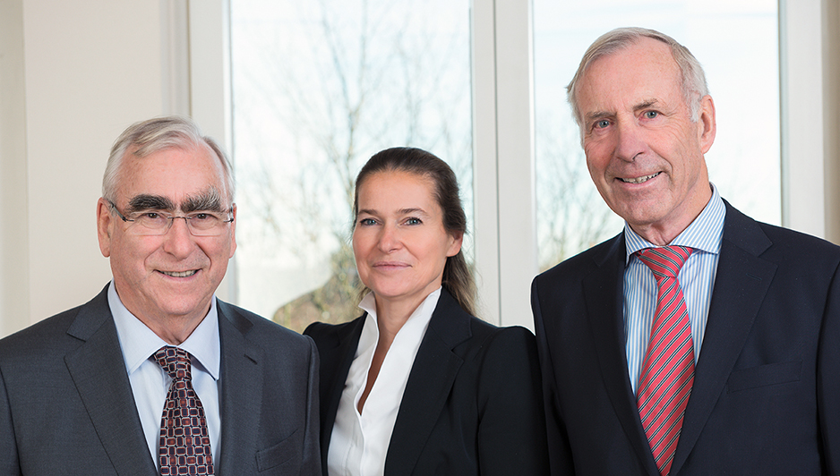 Dr. Theo Waigel, Sabine Doblinger und Thies Eggers